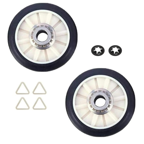 349241T Dryer Rear Drum Support Roller Kit Replacement Part-Fit for Ken-more Whirl-pool Estate-Roper Dryers - Replaces PS347627 AP3098345 337089 3389901 3397588