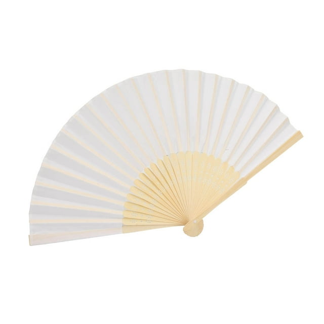 Abanico de mano plegable,Abanico de mano plegable de seda de lujo Abanico plegable de seda Diseño de próxima generación