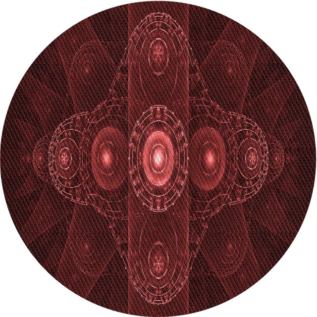 Ahgly Company Tapis de Zone Rond d'Intérieur Lavable à la Machine, Transitionnel, Rouge Brique de Feu, 8 Pieds Rond
