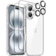 thumbnail image 1 of Funda JeTech 5 en 1 para iPhone 16 de 6.1 pulgadas con protectores, 1 of 7
