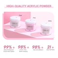 thumbnail image 3 of LMHF Acrylic Nail Kit – Nails Kit Acrylic Set Acrylic Powder & Liquid with Nail Drill Acrylic Brush Gel Nail Polish Clear Nails Tips Nail Art Tools Nail Stuff for Nail Starters DIY, 3 of 5