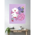 thumbnail image 2 of Cuteness Mermaid Nurse Poster Wall Art, Modern Wall Decor, 8x12 UNFRAMED, 2 of 3