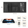 thumbnail image 6 of CHAQLIN Fire Ice Basketball Waterproof Trifold Card Wallet, Elastic Polyester Toddlers Purse Easy to Access Coin Storage Pouch for Daily Use Outdoor Travel Sports, 6 of 6