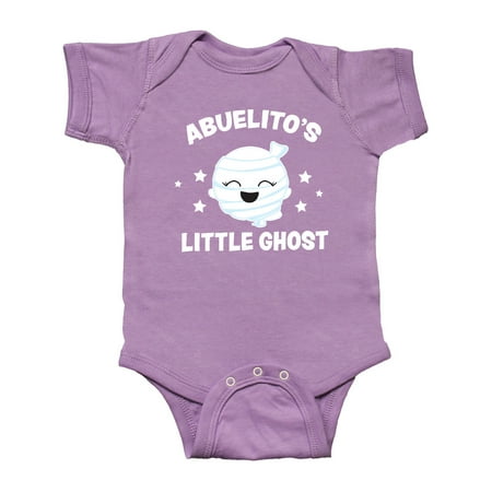 

Inktastic Cute Abuelito s Little Ghost with Stars Gift Baby Girl Bodysuit
