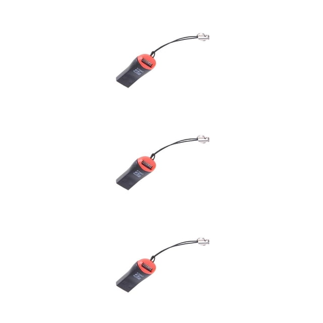 Sidaley Adaptadores de lector de tarjetas de memoria Mini Lanyard a adaptador USB 2.0 Reemplazo para tarjeta TF Type1 NO1