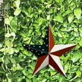 thumbnail image 5 of 8" Rustic Metal 3D Barn Star Patriotic Wall Decor Vintage Wall Star Country Primitive Home Decor, 5 of 6