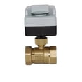 thumbnail image 3 of Brass Electric Valve DN15 DN20 DN25 Brass Valve2-way,3-way Motorized Ball Valve Three Wires Electric Actuato With Manual Switch ,Easy to Operate, 3 of 6