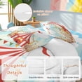 thumbnail image 5 of Cartoon Circus Queen Size Comforter Set, Carnival Tent Playground Cloudy Sky Bedding for All Seasons, 4 Pcs Bed Set, 1Quiltcover (90"x92") ,1Sheet(94"x116"), 2Pillowcases (30"x20"), 5 of 10