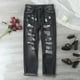 thumbnail image 3 of Gibobby Pantalones mezclilla mujer Boyfriend Jeans para mujer Pantalones de mezclilla desgastados y rasgados elásticos(Negro,M), 3 of 4