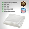 thumbnail image 2 of SleepEasy CNH Cotton Comfort Pillowcase - 300 Thread Count, 100% Cotton Sateen Pillowcase Cover only for Our Cotton Comfort Pillow, 2 of 7
