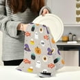 thumbnail image 5 of GZHJMY Funny Halloween Elements Kitchen Dish Towel Set, Drying Kitchen Towels Tea Towels Gift Set for Drying Cleaning Cooking Baking 4Pcs, 5 of 6