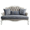 thumbnail image 2 of ACME Ciddrenar Loveseat with 3 Pillows in Beige and White, 2 of 6