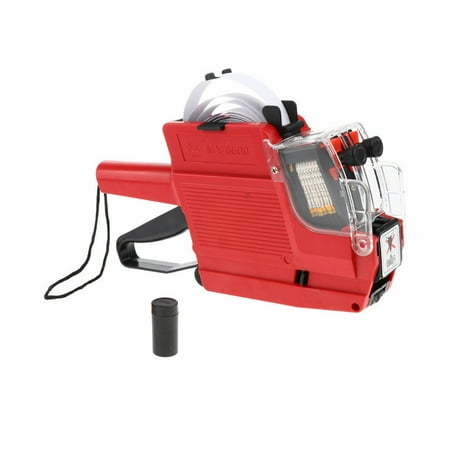 

MX-6600 10 Digits 2 Lines Price Tag Gun Price Labeller Multi-Currency Red