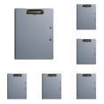 thumbnail image 1 of 6Pack A4 Foldable Clipboard with Spring Action Clamp, Punchless Design for Office, School, or Commercial Use, Strong Clips for File Folders, Bulk Pack for Letter or A4 Size Documents, 1 of 9