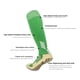 thumbnail image 3 of Calcetines deportivos antideslizantes para niños, calcetines largos de compresión hasta la rodilla, coloridos, con agarre, 3 of 5