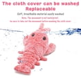 thumbnail image 4 of AMERTEER Electric Simulation Plush Lobster Interactive Cat Toy Catnip Toys Kitten Toys Flopping Lobster Toy Dancing Lobster Catnip Toys for Cat Exercise (Lobster), 4 of 7