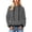 Black, variant on Bibifish Womens Hoodies Striped Print Long Sleeve Drawstring Pullover Tops Fall Winter Casual Comfy Activewear Sweatshirts