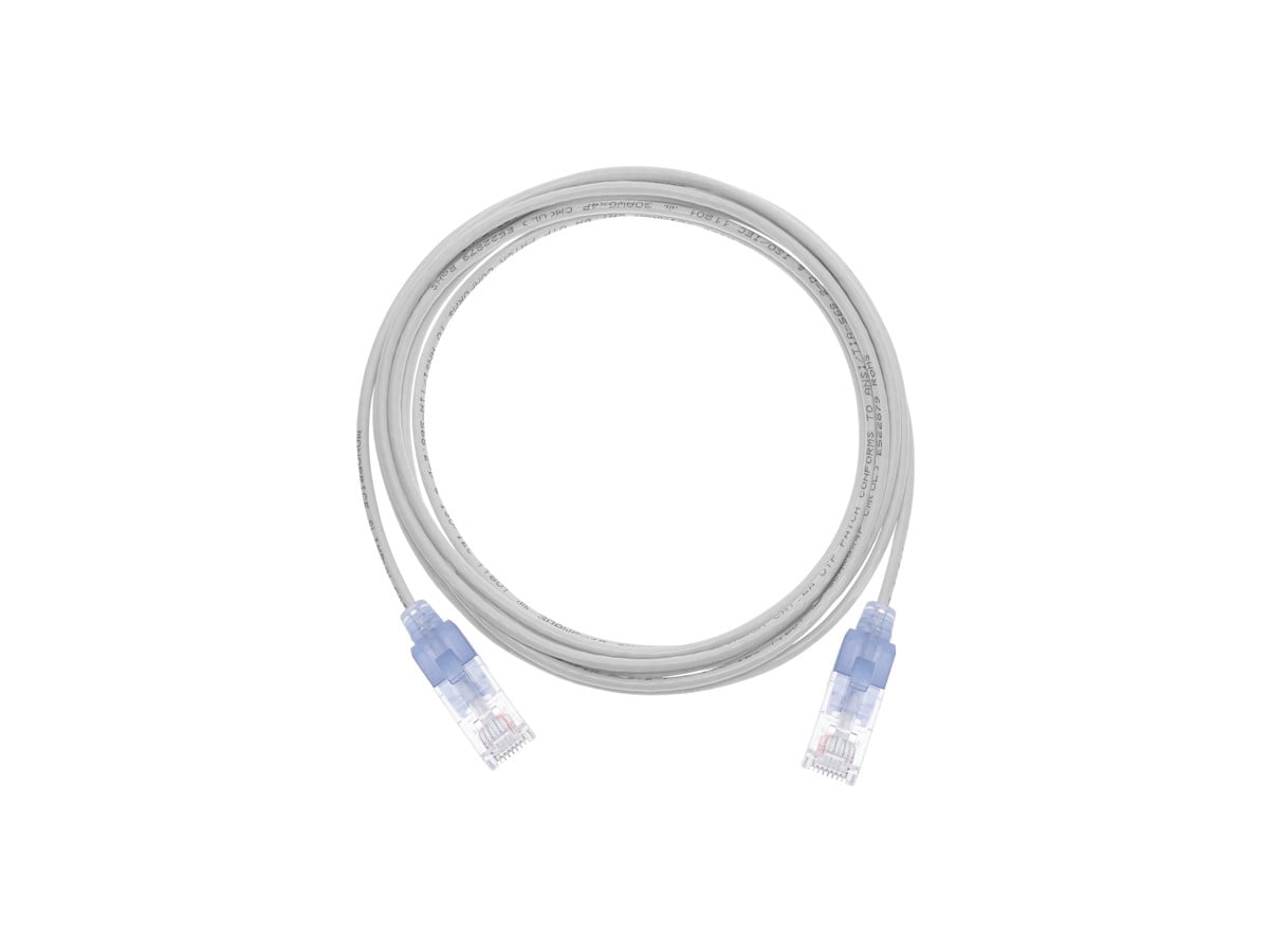 Monoprice Cat6A Ethernet Patch Cable - 10 Feet - White | Network Internet Cord - RJ45, 550Mhz, UTP, Pure Bare Copper Wire, 10G, 30AWG, 10-Pack - SlimRun Series