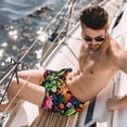 thumbnail image 2 of luoweisi Men's Beach Shorts Quick Dry Swim Trunks with Mesh Lining Cactus L, 2 of 5