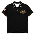 thumbnail image 2 of USA 250th Anniversary Polo Shirt Men Patriotic Eagle Graphic Short Sleeve Button Polo Casual America 250 Merchandise, 2 of 5