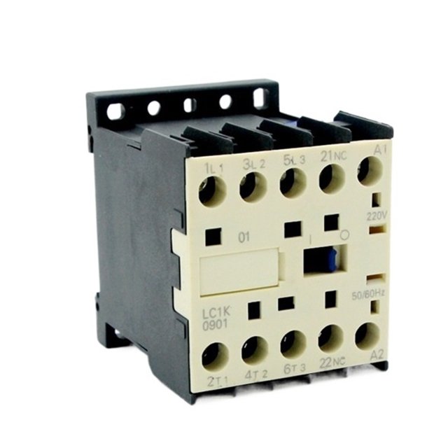 Magnetic AC Contactor Low Voltage AC Contactor Small AC Contactor for DIN Rail Mounting in Electrical Control Systems ,Easy to Install