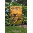 thumbnail image 3 of Rustic Border Collie Sunset Garden Flag Double-Sided Farmhouse Outdoor Yard Decor 12x18 Inch for Dog Lovers Farmers and Families, 3 of 6