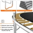 thumbnail image 5 of WOWLAND Trampoline 16FT for Kids and Adults, 1500LBS Capacity Heavy Duty Trampoline Outdoor with Enclosure Net and Basketball Hoop, Recreational Backyard Trampoline, Easy Assembly, Birthday Gift, 5 of 9