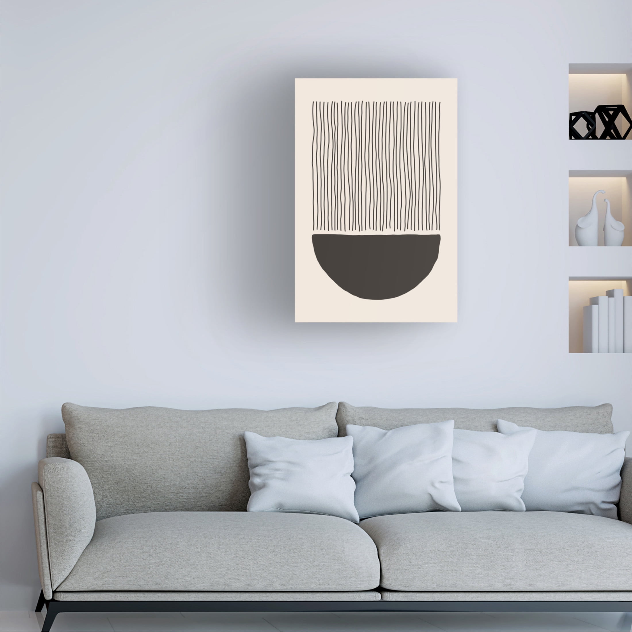 Trademark Fine Art jay stanley Minimal Design Set 12 Canvas Wall Art
