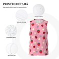 thumbnail image 3 of Sikiie Strawberry and Ladybugs Basketball Jersey Reversible Men's Mesh Athletic Sports Shirts Training Practice S-4XLXX-Large, 3 of 6