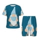 thumbnail image 1 of Fotbe Nurse Doctor Gnomes Pijama Estampada de 2 Piezas para Niños – Ropa de Dormir de Manga Corta Cómoda para Niños y Niñas, Camiseta y Shorts de Algodón-4X-Large, 1 of 6