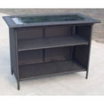 thumbnail image 2 of Oakland Living 90053-BT-CF 50 x 23 in. Elite Resin Wicker Outdoor Bar Table, Coffee, 2 of 2