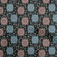 thumbnail image 1 of oneOone Cotton Poplin Black Fabric Asian Kilim Quilting Supplies Print Sewing Fabric By The Yard 42 Inch Wide, 1 of 5