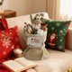 thumbnail image 1 of Ramo De Pap Noel Con Tira Led, Bolsa De Regalo, Adornos Navideos, Frascos De Vidrio, 30 Cm De Alto, Luces Led Brillantes, Para Interiores, Fiestas De Oficina, Paquete De 6, Rojo, UKHBMC, 1 of 8