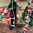 thumbnail image 2 of Christmas Santa Claus Climb Ladder Hanging Decoration For Xmas Tree Ornaments Lovely Kids New Year Gifts Party Home Decor, 2 of 8