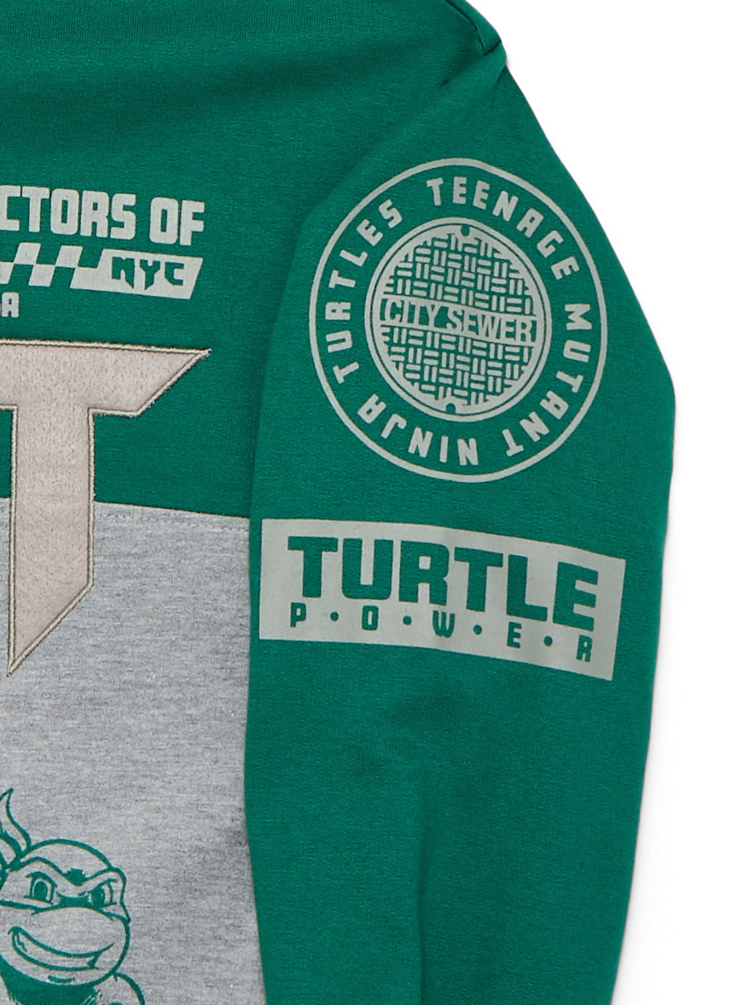 Teenage Mutant Ninja Turtles Boys' Graphic Colorblocked Hoodie Sweatshirt, Sizes 4-18