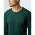 thumbnail image 4 of Real Essentials 3 Pack: Men's Cotton Performance Long Sleeve Crew Neck Pocket T-Shirt Athletic Top (Available in Big & Tall), 4 of 7