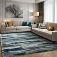 thumbnail image 3 of TWINNIS 5'x8'Area Rug Soft Fluffy Area Rugs for Living Room Bedroom Carpet,02-Blue, 3 of 8