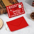 thumbnail image 4 of 10 sobres navideños, sobre de fieltro navideño para Papá Noel, hermosa decoración para árboles de Navidad, 4 of 5