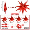 thumbnail image 2 of Balloon Katchon Red Star, paquete de 50 unidades, 20 pulgadas, para decoración de fiestas, 2 of 9