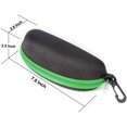 thumbnail image 2 of HAHDAXIA 3 Pack Sunglasses Case, Portable Travel Zipper Eyeglasses Case Hook, 2 of 6