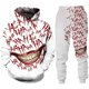 thumbnail image 4 of Otoño HAHAHA Big Mouth Sudadera con capucha estampada en 3D Traje para hombre Sudadera con capucha Pantalones deportivos Conjunto de chándal de dos piezas de moda informal Ropa para hombre, 4 of 4