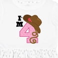 thumbnail image 4 of Inktastic 4th Birthday Cowgirl 4 Year Old Girls Toddler Dress, 4 of 5