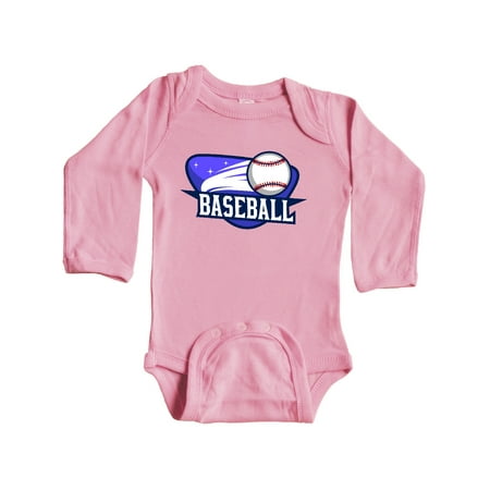 

Inktastic Baseball Stars Gift Baby Boy or Baby Girl Long Sleeve Bodysuit