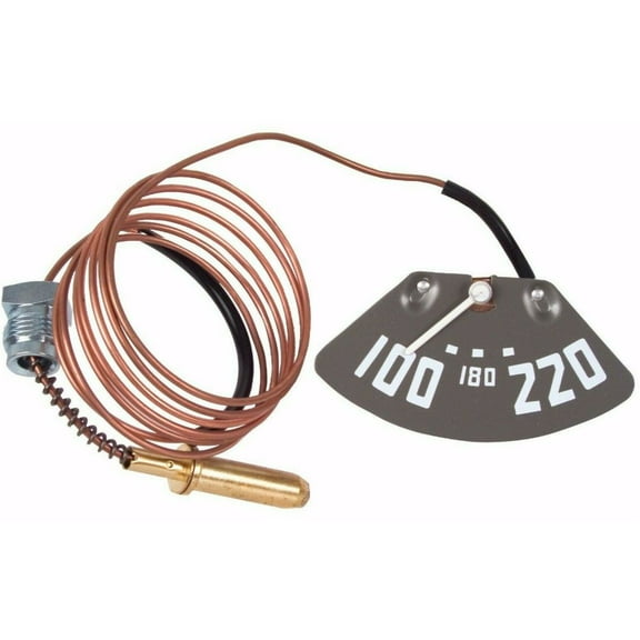 Geelife For 1950-1953 Chevrolet Truck Pickup PU Temperature Gauge 8Cyl White Needle