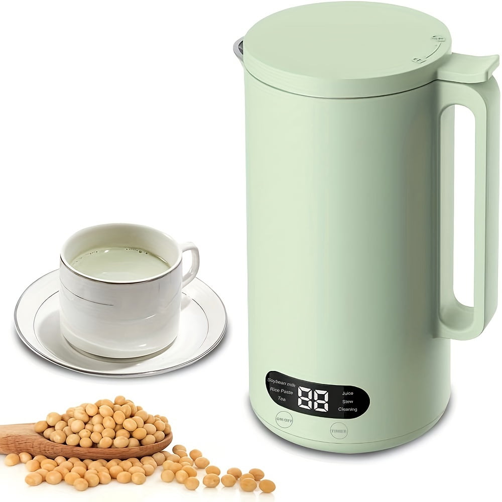 1pc mini heavy duty blender, Mini Soy Milk Maker Machine, 6 In 1 Automatic Nut Milk Maker, Electric Juice Blender Free Filtering, Self-Cleaning Personal Soybean Milk , Kitchen Accessories Gadgets