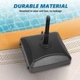 thumbnail image 5 of Simple Deluxe Base de Parasol Mobile Remplissable Capacité 125Lb Support de Marché Carré Robuste pour Extérieur avec 4 Verrous 2 Boutons Roues Noires, 5 of 5