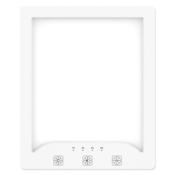 SAD Lamp 3000-6500K Adjustable Square Sunlight Lamp with 3 Color Temperature 10 Brightness Levels 4 Timer Setting Portable Improve Mood Light