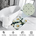 thumbnail image 3 of Daisy Polyester Non-Slip Machine Washable Floor Rugs, Floor Mats, and Bath Rugs, 3 of 6