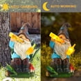 thumbnail image 6 of Owl Garden Statues Outdoor Decor with Solar LED Lights - Cute Owl Figurines Garden Gifts Yard Art Sculptures for Outside, Patio, Backyard, Garden Decorations, Lawn Ornaments, 6 of 8