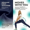 thumbnail image 5 of MediChic Jogger Scrub Pants for Women, Soft 4-Way Stretch Women's Medical Scrub Pants, 6-Pockets with Ribbed Waistband and Drawstring, For Nurses, Doctors, and Health Workers, 5 of 5